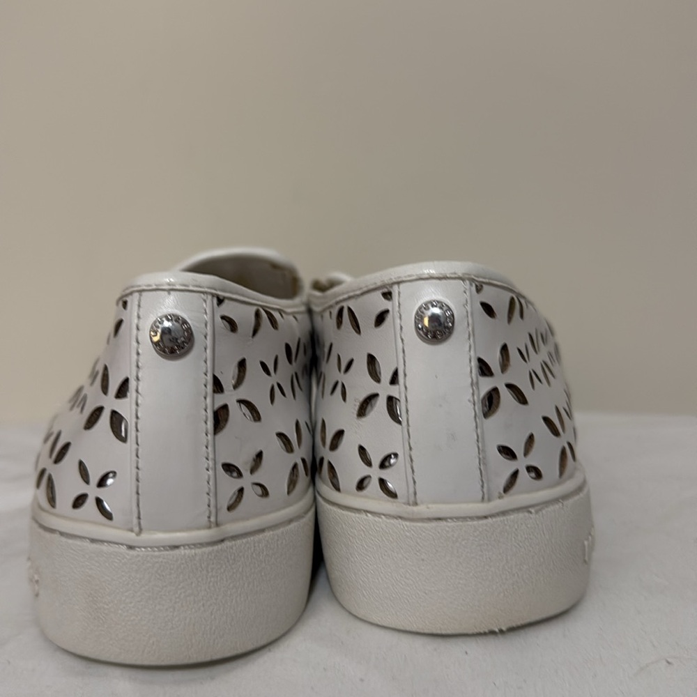 Michael Kors “Keaton” leather cutout slip on sneaker in size 11 - Picture 6 of 9